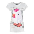 (k Rossi - load ) Crossy Road женский Chicken герой .. принт футболка короткий рукав tops NS4521 ( ho wa