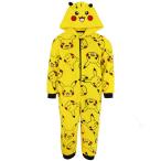 ( Pokemon ) Pokemon официальный товар Kids * ребенок Pikachu 3D уголок сон костюм комбинезон пижама NS6404 ( желтый )
