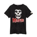 Misfitsオフィシャル商品ユニセックススカルTシャツ半袖トップスNS6637