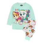 (パウ・パトロール) Paw Patrol オフィシャル商品 キッズ・子供 スカイとエベレスト パジャマ 長袖 上下セット NS6