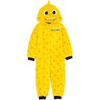 ( Bay Be Shark ) Baby Shark официальный товар Kids * ребенок филе с капюшоном . сон костюм длинный рукав комбинезон pa