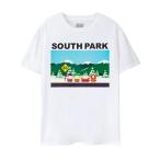 (サウスパーク) South Park オフィシャル商品 メンズ Classic Scene Tシャツ 半袖 トップス NS7948 (ホワイト)