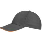 ( подошва z) SOLS унисекс Buffalo 6 panel casual Baseball колпак PC372 ( серый / orange )