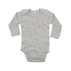 ( Bay Be bagz) Babybugz baby * младенец Heather длинный рукав корпус костюм детский комбинезон PC7196 ( серый Maar )