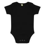 (la-k дерево ) Larkwood baby * младенец корпус костюм короткий рукав детский комбинезон PC7397 ( черный )