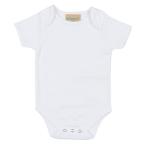 (la-k дерево ) Larkwood baby * младенец корпус костюм короткий рукав детский комбинезон PC7397 ( белый )