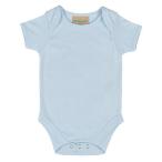 (la-k дерево ) Larkwood baby * младенец корпус костюм короткий рукав детский комбинезон PC7397 ( бледный голубой )