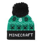 (マインクラフト) Minecraft オフィシャル商品 キッズ・子供 ボーイズ フェアアイル クリーパー ポンポン付き ビ