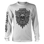 AmonAmarthオフィシャル商品ユニセックススカルTシャツ長袖トップス...