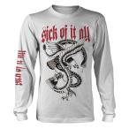 ( Schic *ob*ito* все ) Sick Of It All официальный товар унисекс Eagle футболка длинный рукав tops PH1512 (