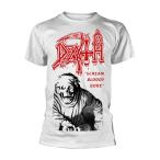 (デス) Death オフィシャル商品 ユニセックス Scream Bloody Gore Tシャツ 半袖 トップス PH1831 (ホワイト)