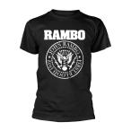 (ランボー) Rambo オフィシャル商品 ユニセックス Seal  Tシャツ 半袖 トップス PH2086 (ブラック)