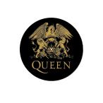 (クイーン) Queen オフィシャル商品 ロゴ スリップマット ターンテーブルマット PM3143 (ブラック/ゴールド)