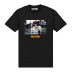 ( Pal p*fi расческа .n) Pulp Fiction официальный товар унисекс Mia Wallace футболка короткий рукав tops PN928 (bla
