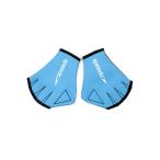 ( скорость ) Speedo для взрослых плавание перчатка aqua перчатка плавание тренировка RD652 ( голубой / черный )