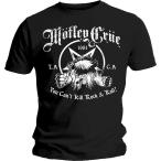(モトリー・クルー) Motley Crue オフィシャル商品 ユニセックス You Can´t Kill Rock & Roll Tシャツ 半袖 トップス RO1059