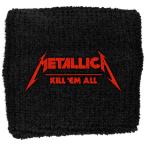 ( Metallica ) Metallica официальный товар унисекс Kick ´Em All напульсник тренировочные брюки частота RO2577 ( черный )