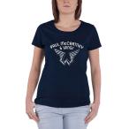 ( paul (pole) * McCartney ) Paul McCartney официальный товар женский Wings Logo футболка короткий рукав tops RO2762 (ne