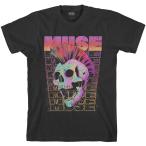 ( Mu z) Muse официальный товар унисекс Mohawk футболка хлопок короткий рукав tops RO4710 ( черный )