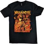 (メガデス) Megadeth オフィシャル商品 ユニセックス Tシャツ コットン 半袖 トップス RO4743 (ブラック)