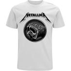 (メタリカ) Metallica オフィシャル商品 ユニセックス アルバム Tシャツ コットン 半袖 トップス RO5470 (ホワイト)