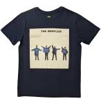 (ビートルズ) The Beatles オフィシャル商品 ユニセックス Help! アルバム Tシャツ 半袖 トップス RO5611 (ネイビーブ