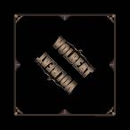 (vo рубин to) Volbeat официальный товар унисекс Raven бандана Logo шарф носовой платок RO6973 ( черный )