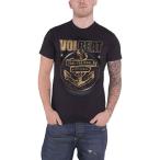 (ヴォルビート) Volbeat オフィシャル商品 ユニセックス Anchor Tシャツ コットン 半袖 トップス RO7105 (ブラック)