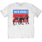 (ヤングブラッド) Yungblud オフィシャル商品 ユニセックス Weird! Tシャツ コットン 半袖 トップス RO7460 (ホワイト)