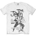 (ザ・ジャム) The Jam オフィシャル商品 ユニセックス 100 Club 77 Tシャツ コットン 半袖 トップス RO7932 (ホワイト)