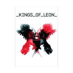 ( King s*ob* Leon ) Kings of Leon официальный товар Logo открытка RO8043 ( белый / красный / черный )