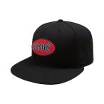(e-si-*ti-si-) AC/DC официальный товар унисекс . круглый Logo колпак зажим задний шляпа - 