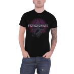 (フォリナー) Foreigner オフィシャル商品 ユニセックス ギター ネオン Tシャツ コットン 半袖 トップス RO8473 (ブ