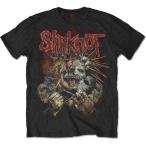 (スリップノット) Slipknot オフィシャル商品 ユニセックス Torn Apart Tシャツ バックプリント 半袖 トップス RO849 (