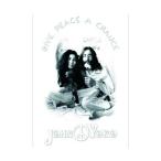 ( John * Lennon ) John Lennon официальный товар Give Peace A Chance открытка RO8837 ( белый / черный / серый )