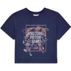 ショッピングjam (スペース・ジャム) Space Jam オフィシャル商品 レディース Welcome To The Jam Tシャツ コットン クロップ丈 半袖 ト