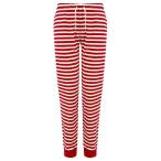 ( обтягивающий * Fit ) Skinni Fit женский кромка диафрагмирования lounge брюки длинные брюки RW7997 ( красный / белый )
