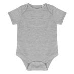 (la-k дерево ) Larkwood baby * младенец Esse n автомобиль ru корпус костюм короткий рукав детский комбинезон RW9428 ( Heather серый 