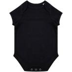 (la-k дерево ) Larkwood baby * младенец органический корпус костюм короткий рукав детский комбинезон RW9455 ( черный )