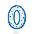 (am скан ) Amscan номер свеча цифра low sok день рождения день рождения кекс SG7547 ( белый / точка )