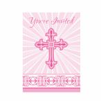 ( Uni -k* party ) Unique Party Chris человек g.. тип party приглашение 8 шт. комплект SG9007 ( белый / розовый )