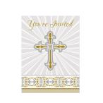 ( Uni -k* party ) Unique Party Chris человек g.. тип party приглашение 8 шт. комплект SG9007 ( серебряный Gold )