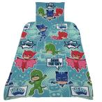 (しゅつどう!パジャマスク) PJ Masks オフィシャル商品 キッズ・子供用 リバーシブル 掛け布団カバー・枕カバー
