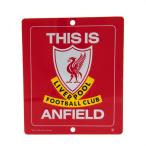 liba бассейн * футбол Club Liverpool FC официальный товар This Is Anfield окно автограф metal автограф TA932