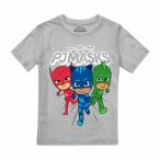 (しゅつどう!パジャマスク) PJ Masks オフィシャル商品 キッズ・子供用 トリオ ヘザー 半袖 Tシャツ トップス 男