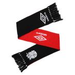 (アンブロ) Umbro ラグビー イングランド代表 England R.F.U. オフィシャル商品 メンズ マフラー UO1181 (ブラック/ファ