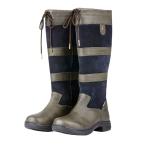 (da Brin ) Dublin женский River III кожа длинный lai DIN g ботинки верховая езда ботинки сигнал скольжение WB1775