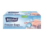 (バコフォイル) Bacofoil ラージサイズ フリーザーバッグ 冷凍 保存用 袋 (20枚) 29 x 47cm 6L WI2529 (ワンカラー)