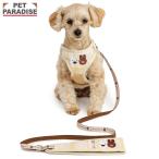 ショッピングハーネス リサとガスパール 犬 ナチュラル ハーネス リード 小型犬 ＳＳ | イエロー 反射 安全 安心 事故防止