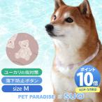 【P10倍】犬 クールリング 28℃ クールリング SUO 2025年モデル 大型犬 くま M | 夏 クールネック ボタン付き 暑さ対策 ネッククーラー